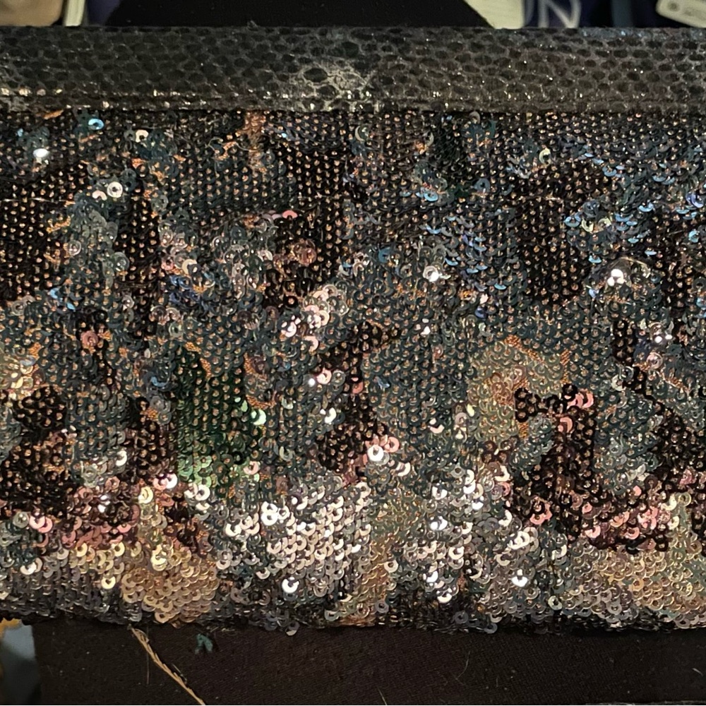 Sequin evening bag nwt